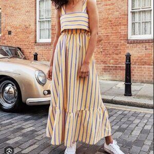 Asos Stripe Maxi Dress